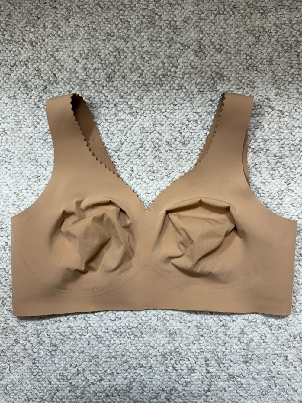 Evelyn & Bobbie The Evelyn Bra Nude Wireless Comfort Bra size XL